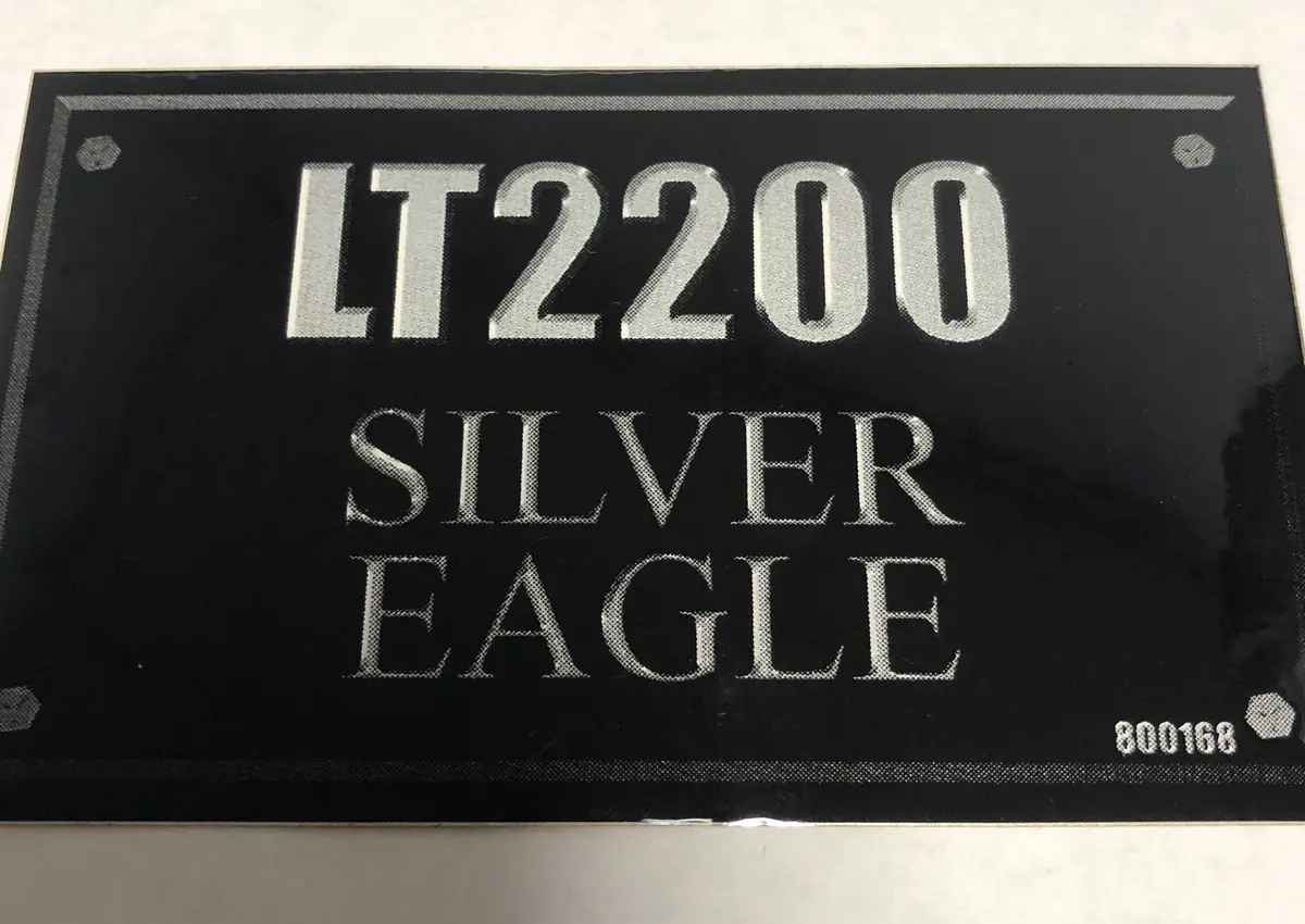 800168 Decal Lt2200 Silver Eagle Dixie Chopper Wh2 1