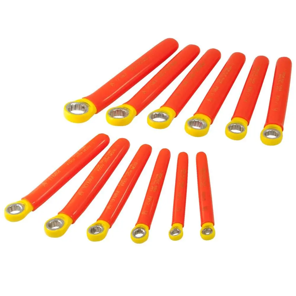 Insulated 12 Piece 12 Point Metric Box End Wrench Set 1