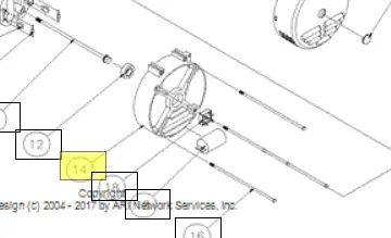 Ma306417 Non Drivein Bracket Ref 14 Northstar 1