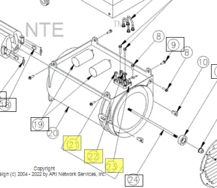 Ma307478 Terminal Board Ref 21-23 Northstar 1