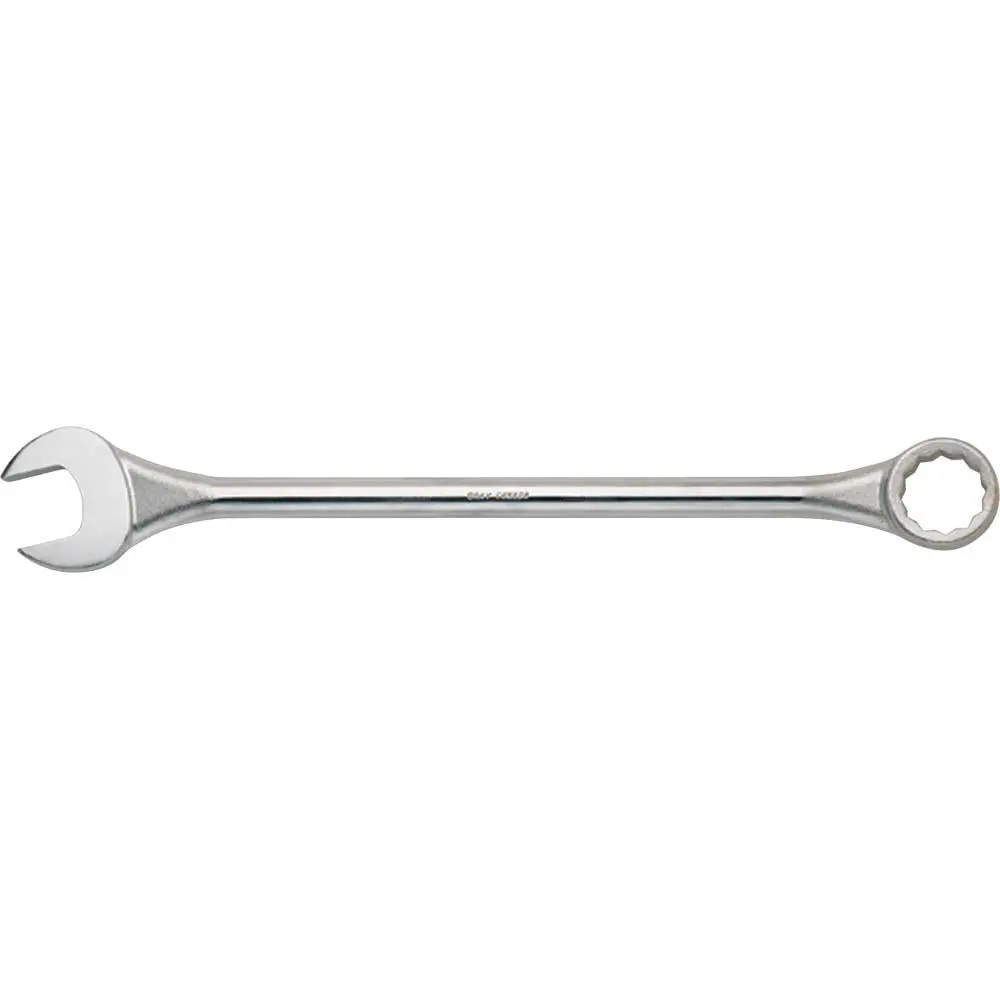 12 Point Metric Round Shank Combination Wrenches - 15° Offset - Satin Chrome Finish 1