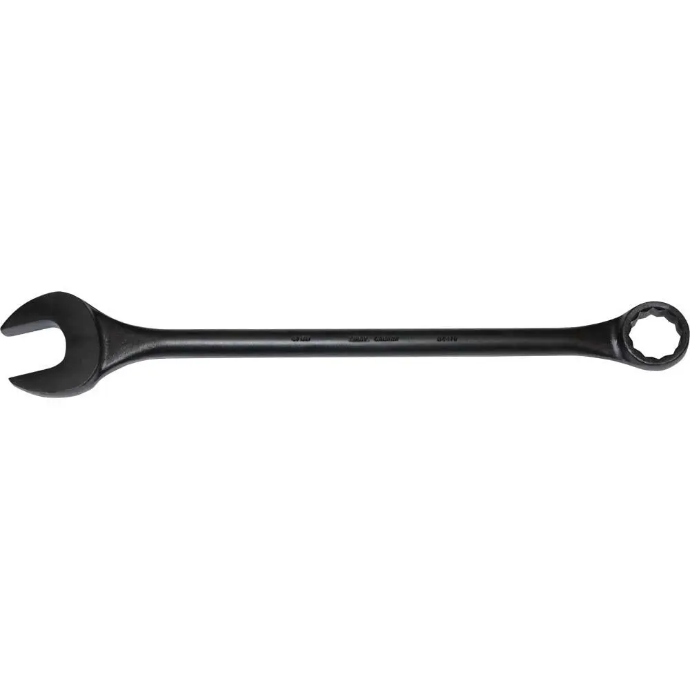 12 Point Metric Round Shank Combination Wrenches - 15° Offset - Black Oxide Finish 1