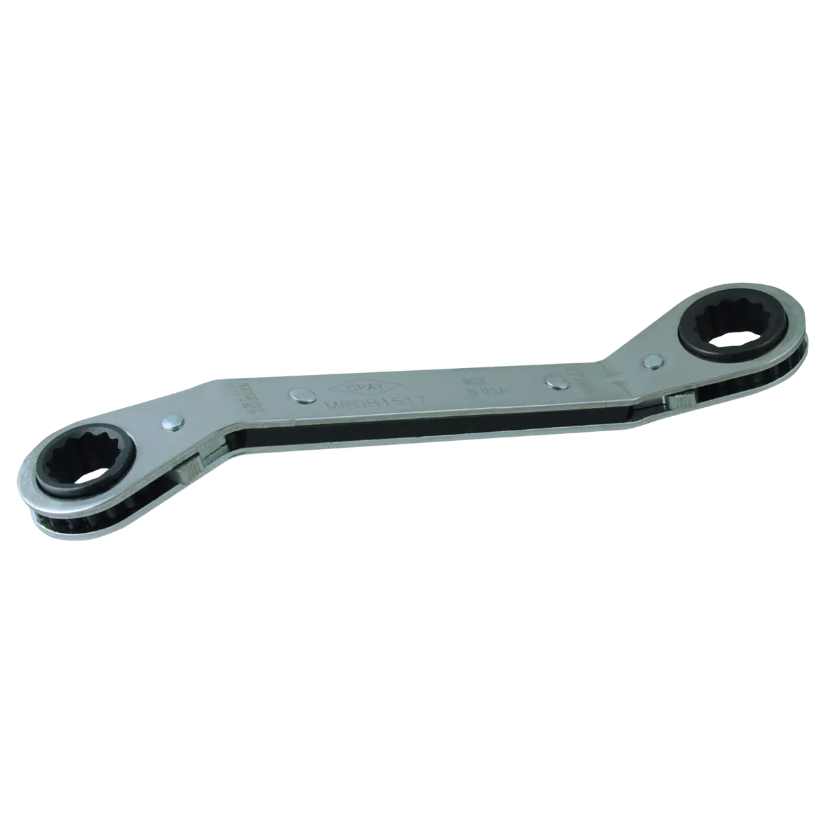 Metric 25° Offset Ratcheting Box End Wrenches - 12 Point 1