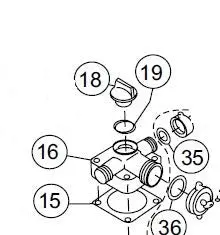 Multiquip 0631211100Asy  0631211100 Flooding Cap And 0480350300 O-Ring Reference 18 And 19 For Centrifugal Pumps And Others 1