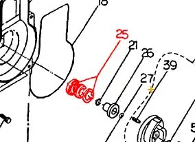 Multiquip 0803442930 Mechanical Seal Reference 25 For Trash Pump Qp2th 1