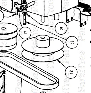 7072971Yp Pulley, Cvt Drive Snapper ( Reference 12 ) - Nla 1