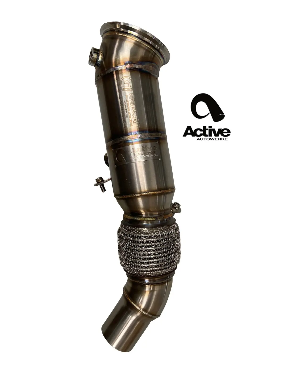 Active Autowerke Bmw N20 F3x M228i 328I 428I Gesi Catted Downpipe 1