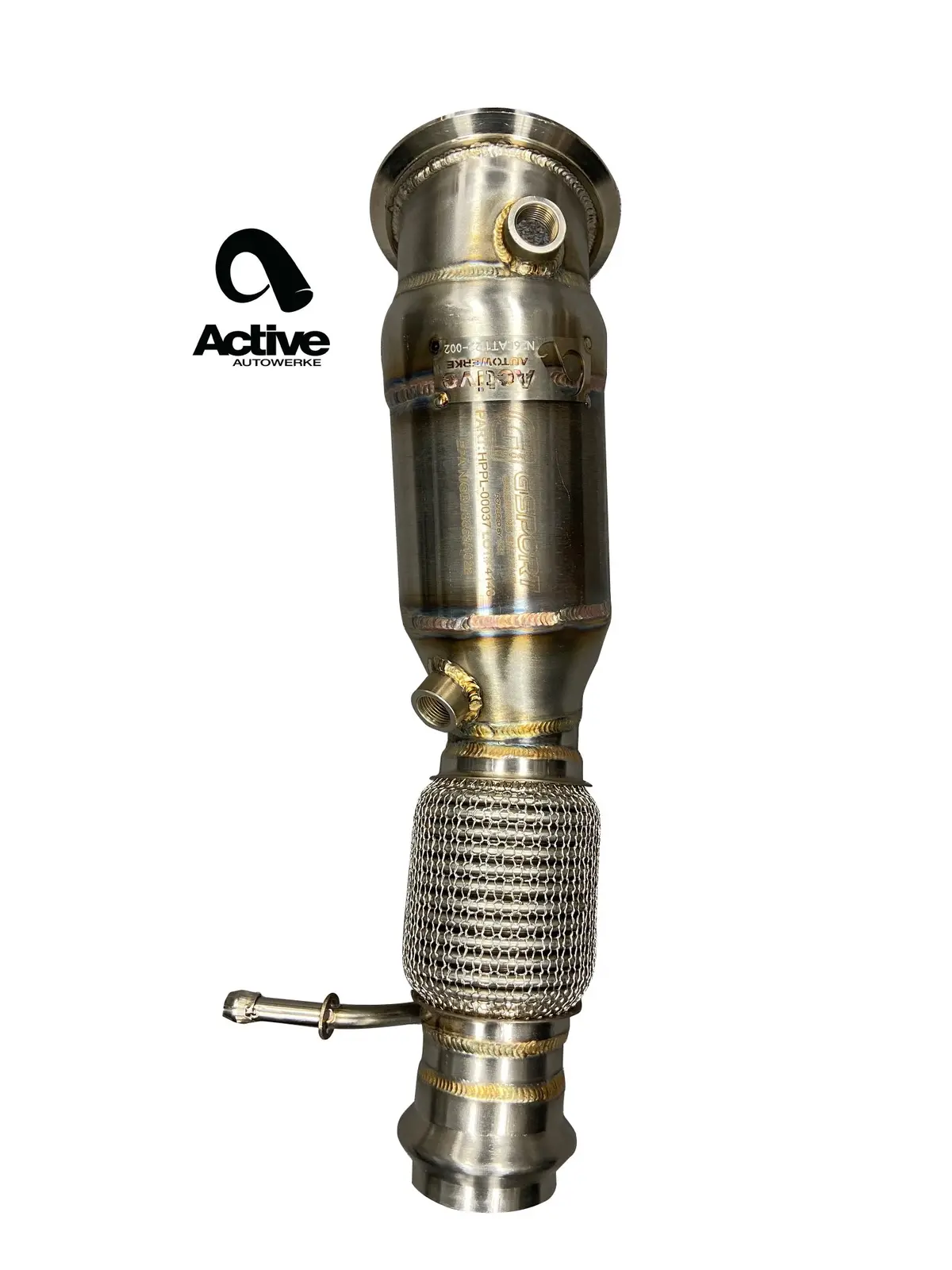 Active Autowerke Bmw N26 F3x M228i 328I 428I Gesi Catted Downpipe 1