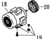 791566 Motor 2.0 Hp For Air Compressor Reference 18 Shown Northstar 1