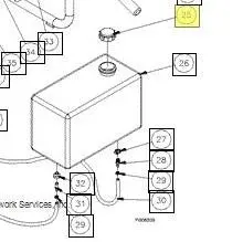 202725 Kelch 202725 Fuel Cap Unmarked Multi-Purpose  Reference 25 Shown For Fuel Tank 1