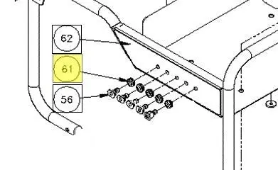 35198 Northstar Grommet Reference 61 Shown, Nozzle Holder Sold Each Northstar  Ns2/W2 1