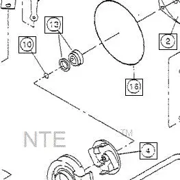 Iz0115159 0115159 Kp0115159 Mechanical Seal Reference 13 Shown Northstar Water Pump  Fm3/Ns3/Wh2 1