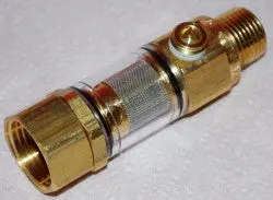 100651 General Pump Inlet Strainer 1/2" Mpt  X 3/4" Gh - With 1/4" Npt-F Bypass Port Nsfm8/W2 S-444 1
