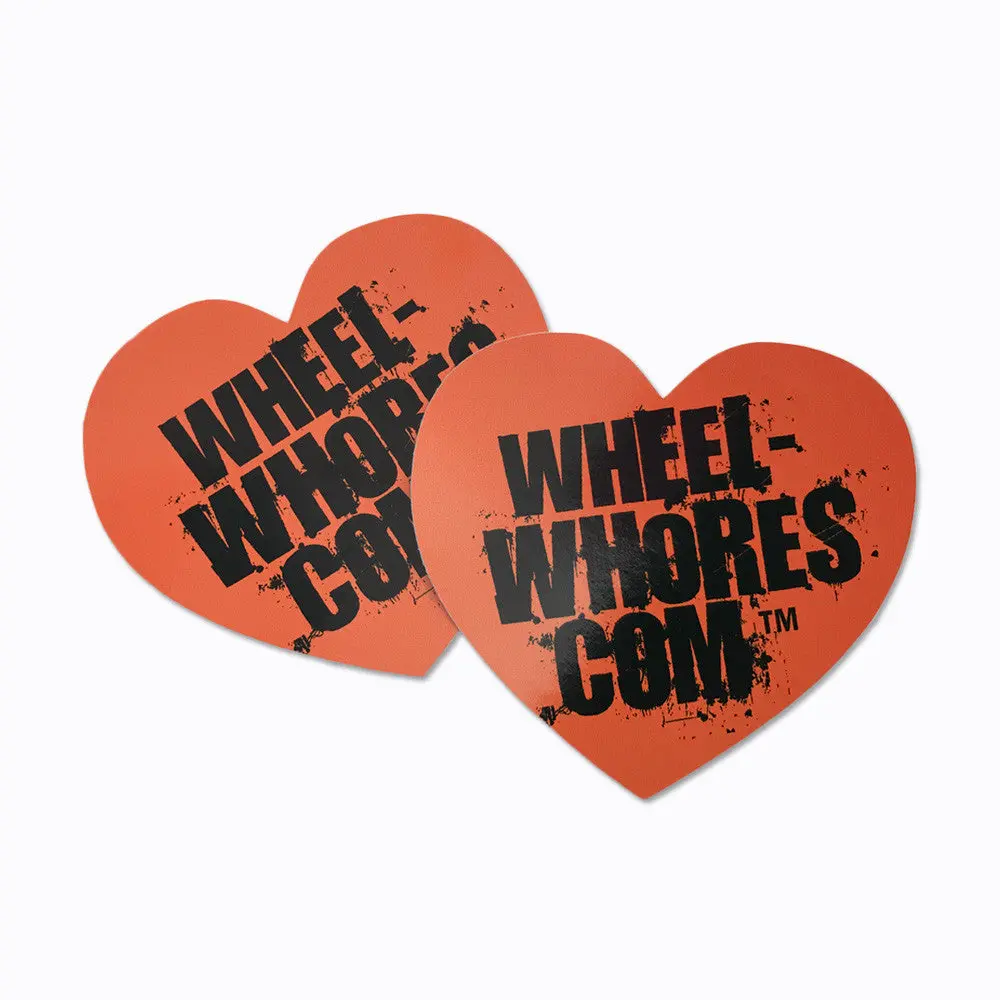 Small Orange Heart (Sticker Pack) 1