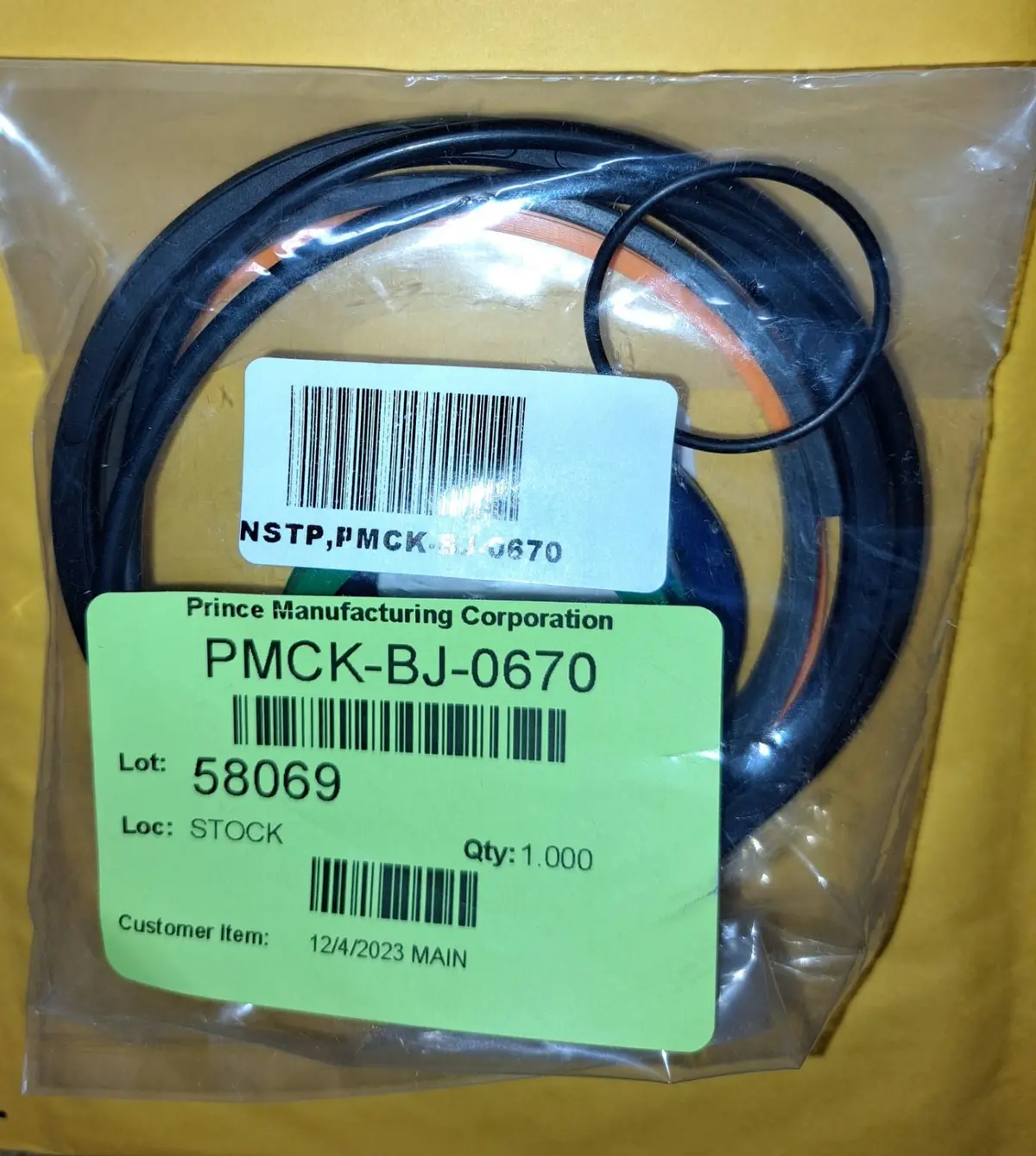 Pmck.Bj.0670 Seal Kit, Northstar (5615) Sfi 1