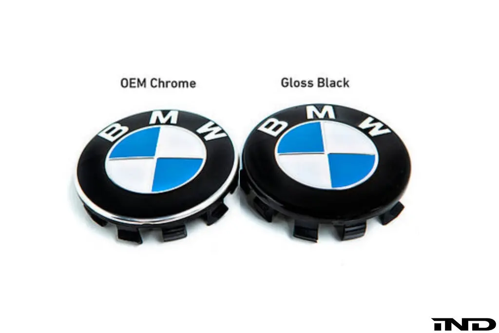 Ind Gloss Black Wheel Center Cap Set - 68Mm 1