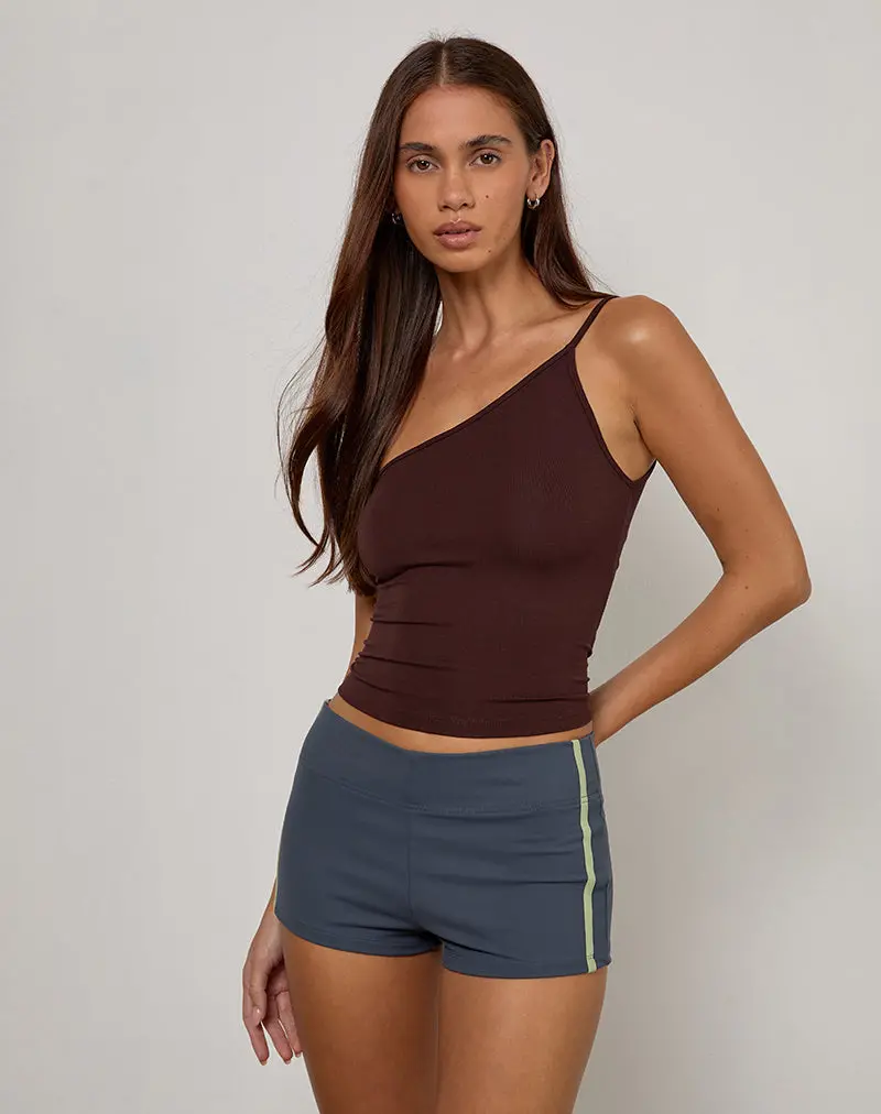 Rapal Short In Navy With Sage Binding 1