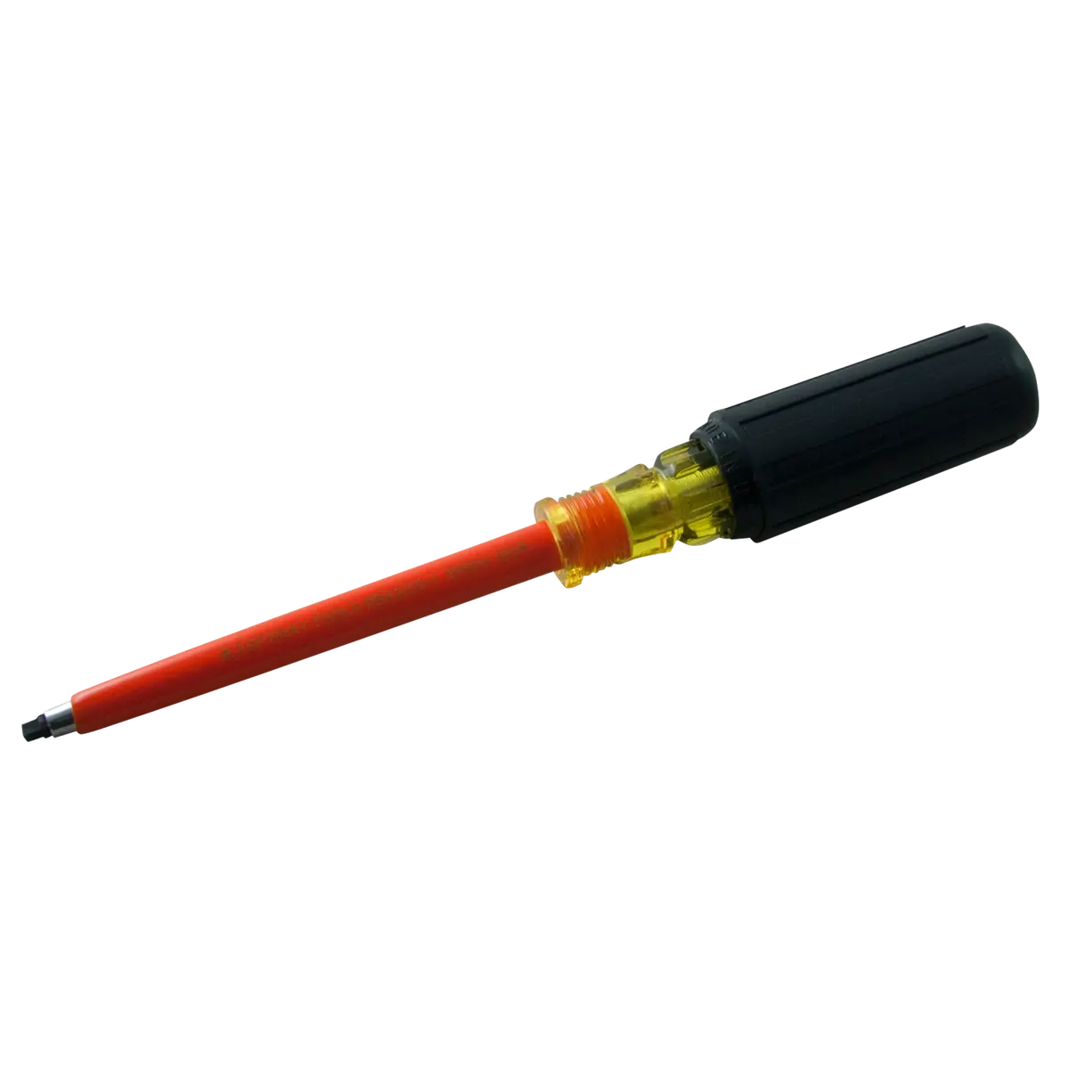 Square Recess Insulated Screwdriver - Round Shank 1