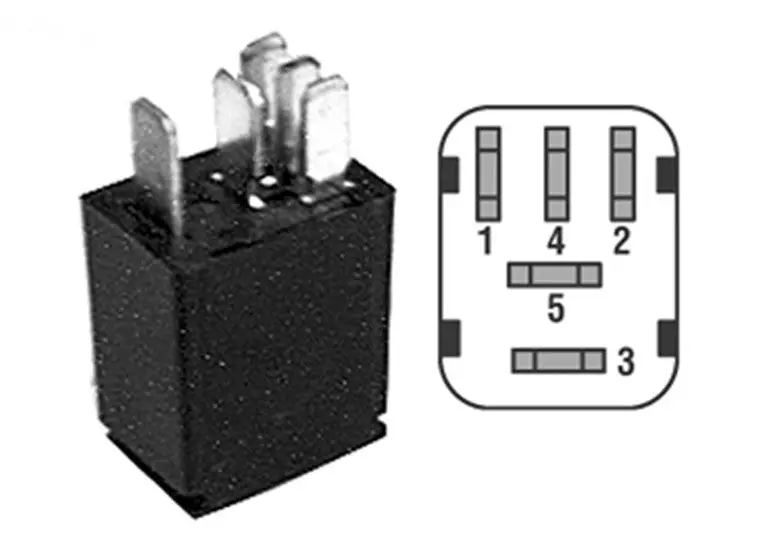 Relay 10895  Replaces Mtd #925-1648. 12 Volt, 20 Amp. Fits Auto-Drive Riding Mowers & Snowthrowers. 1