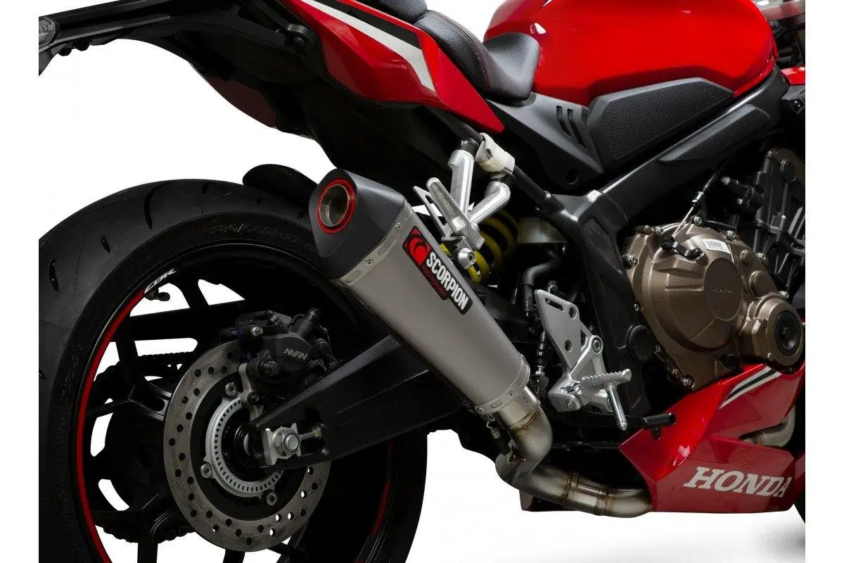 Scorpion Exhaust Fits For Honda Cbr650r ('19-'20) (Serket Taper Full System) Titanium 1