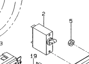 31B-73009-03  Breaker 1P 20A (#2) Robin Subaru 1