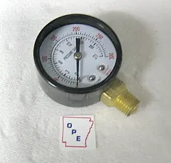 Ga0250300gc Rolair Pressure Gauge 300Psi 1/4 Inch Bottom Mount Ra 6 1