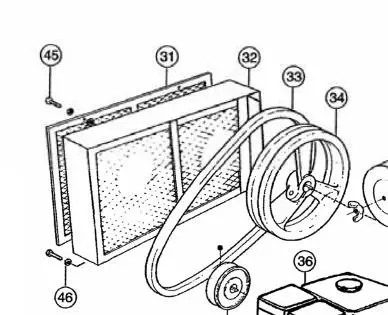 Bt4l480 / A46 V-Belt Rolair 1