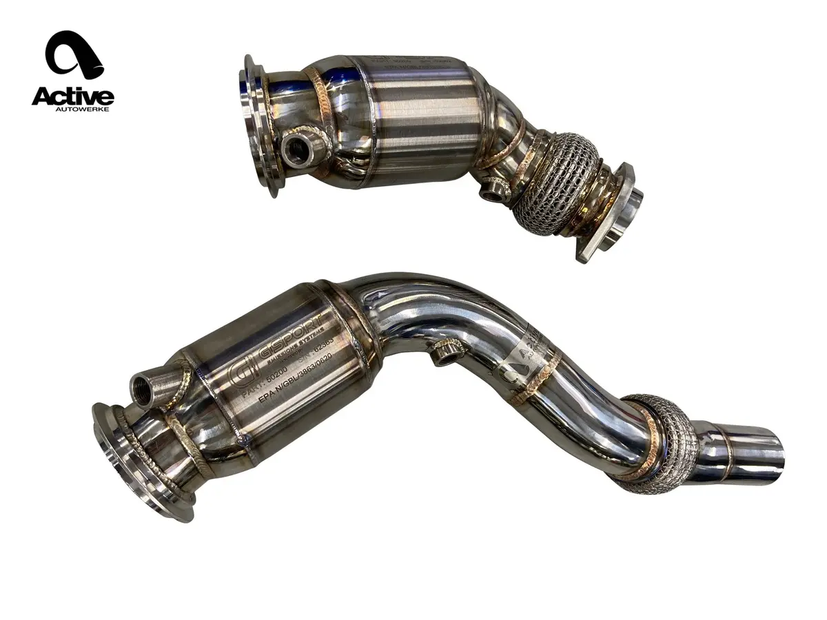 F8x Bmw S55 M2c / M3 / M4 Downpipes W Gesi G-Sport Cats 1