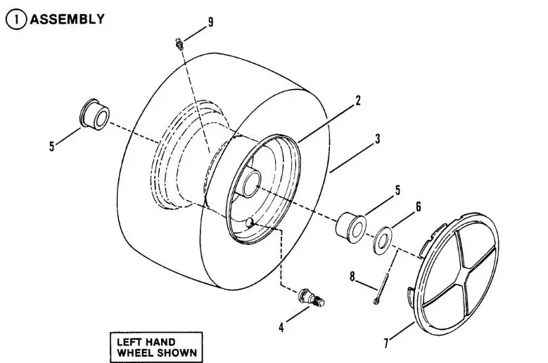 7014483 7014483Yp 14483 Bearing Bushing Reference 5 Shown Snapper Sn-1 1