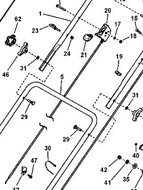 7074460Yp 7074460 74460 Throttle Control Cable Reference 20 Shown Snapper 1