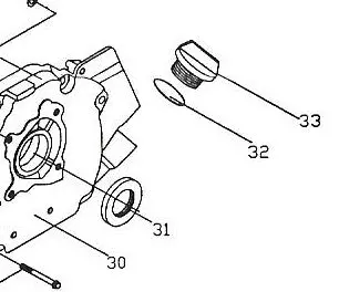 63088 Oil Seal For Oil Fill Cap Reference 32 Sumec Su5/Yk-Su-Ym/W3 1