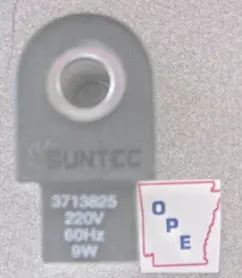 3713825 Coil 220Vac 50/60 Hz Suntec 1