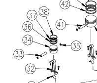 Ab9020023 Piston Ring #38 Northstar 1