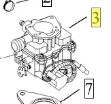 24 853 34-S Carb W/ Gaskets Kit 1