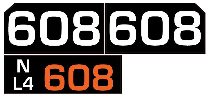Number Patch Kit 1