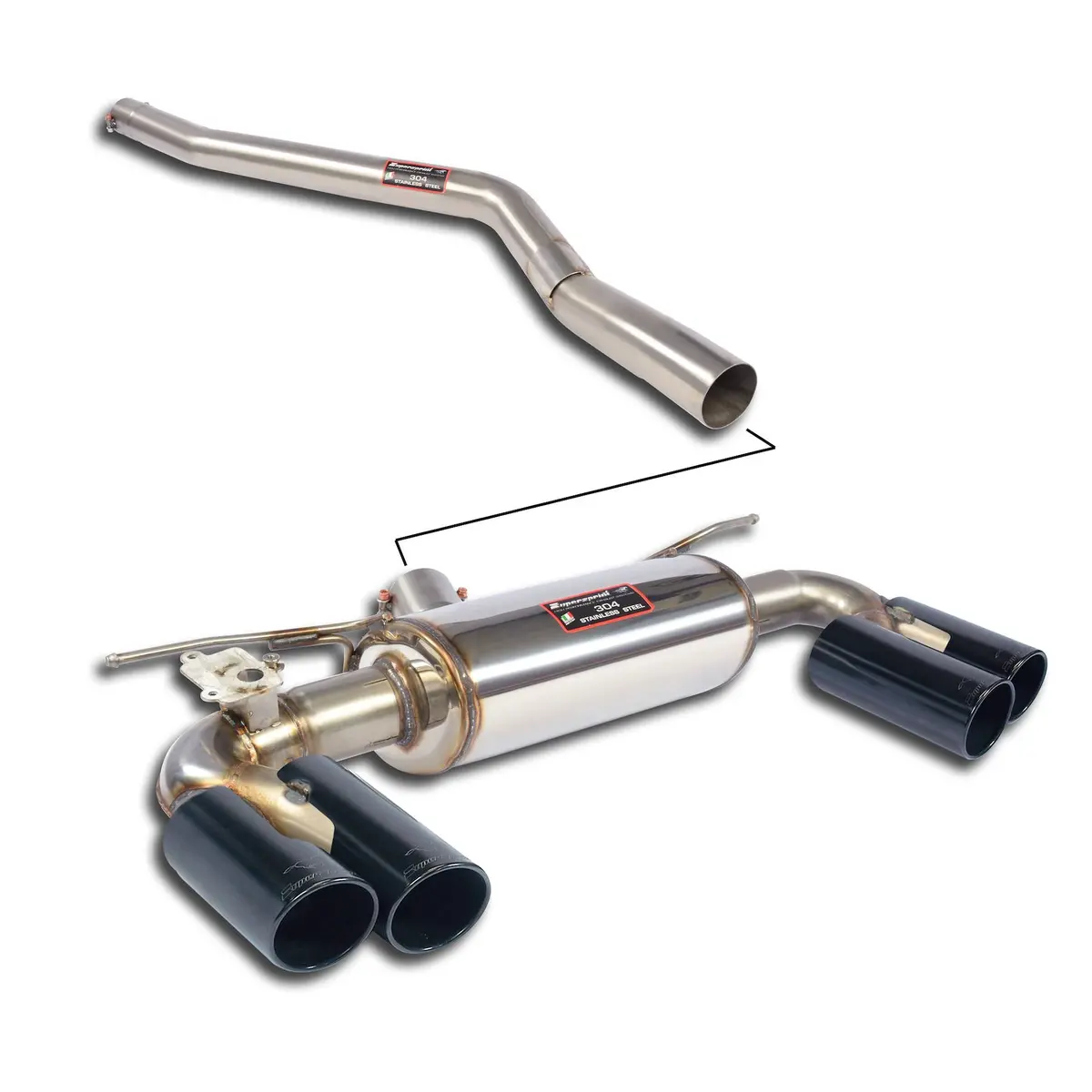 Supersprint Bmw F87 M2 (N55) Sport & Sound Pack With Valve 1