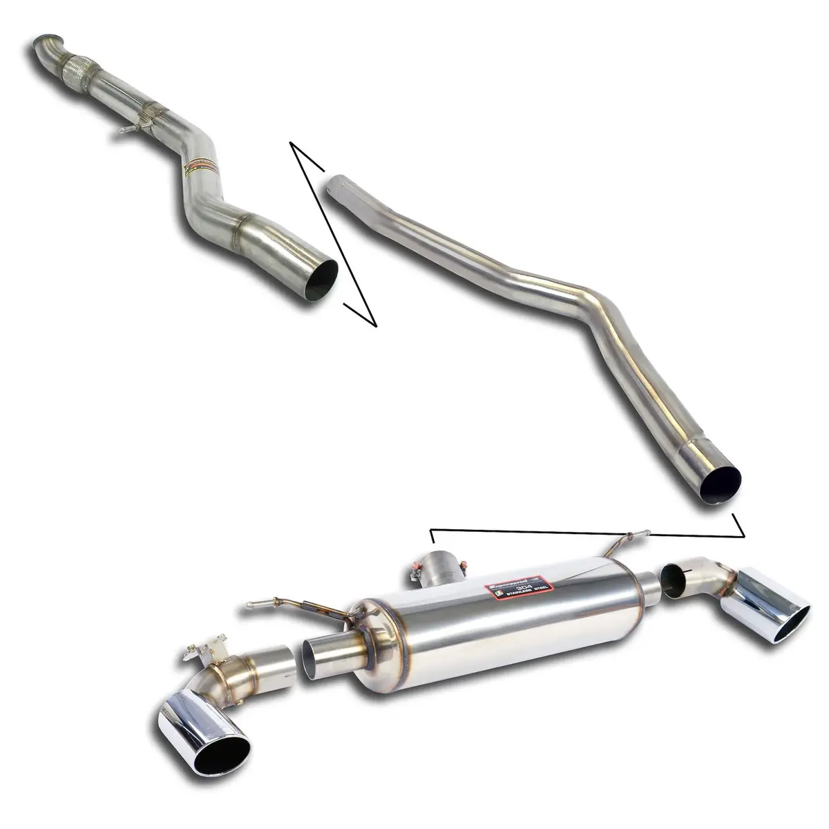 Supersprint Bmw F20 / F21 -> 2015 Sport&Sound Pack With Valve 1