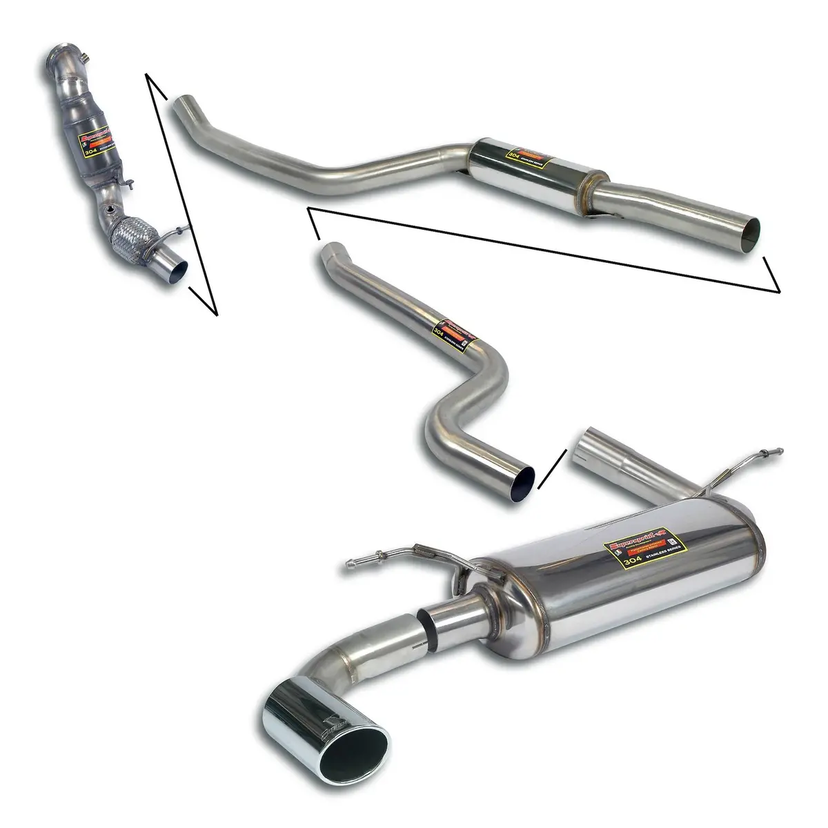 Supersprint Bmw F20 / F21 -> 2015 Sport Performance Pack 1