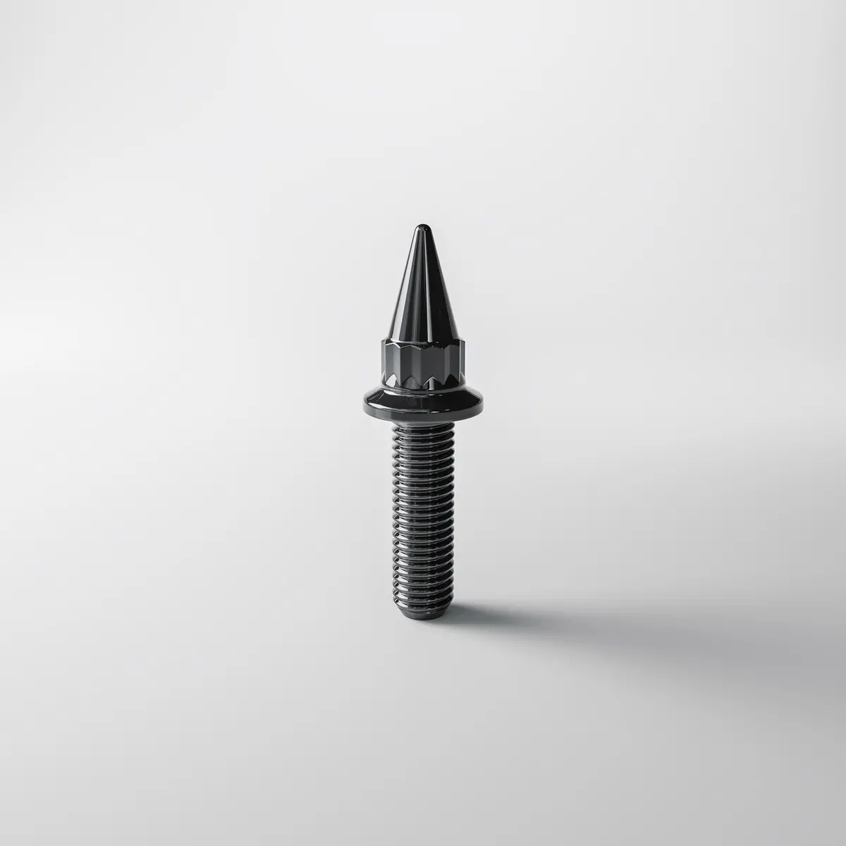 Black - M7 24Mm Spiked Steel Assembly Hardware 1