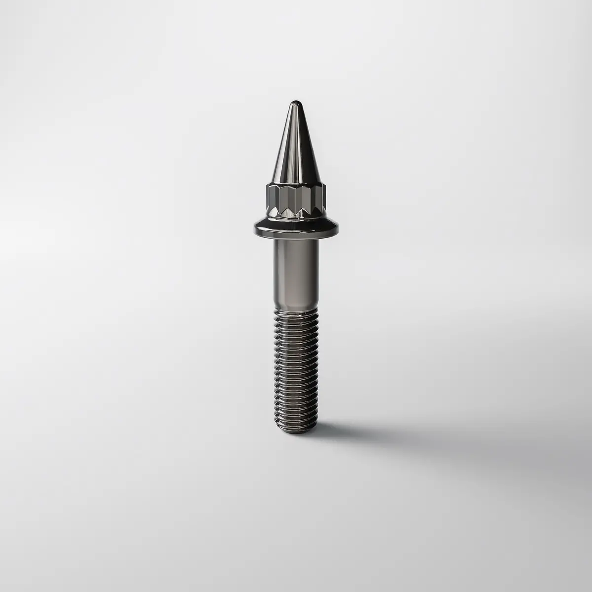 Black Chrome - M7 32Mm Spiked Steel Assembly Hardware 1