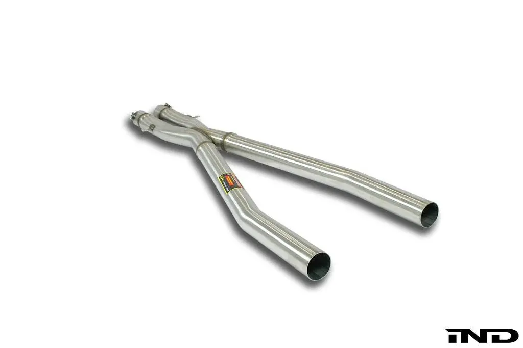 Supersprint E39 M5 Stainless Center X-Pipe - Non-Resonated 1