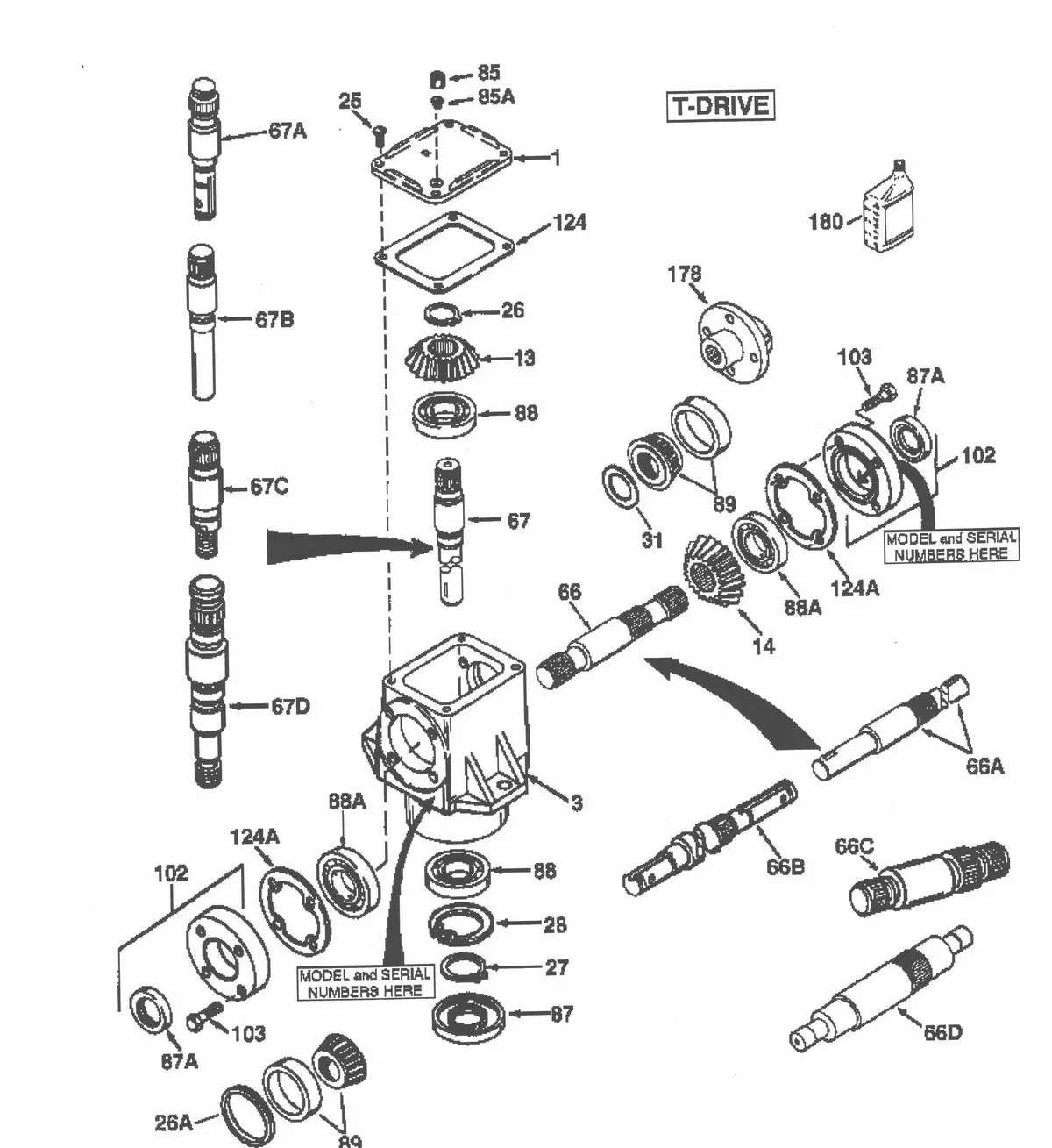 770134A Housing, Gear Box Tecumseh 1
