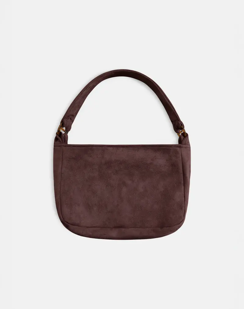 Tetira Bag With Double Tortoise Shell Buckle In Brown 1