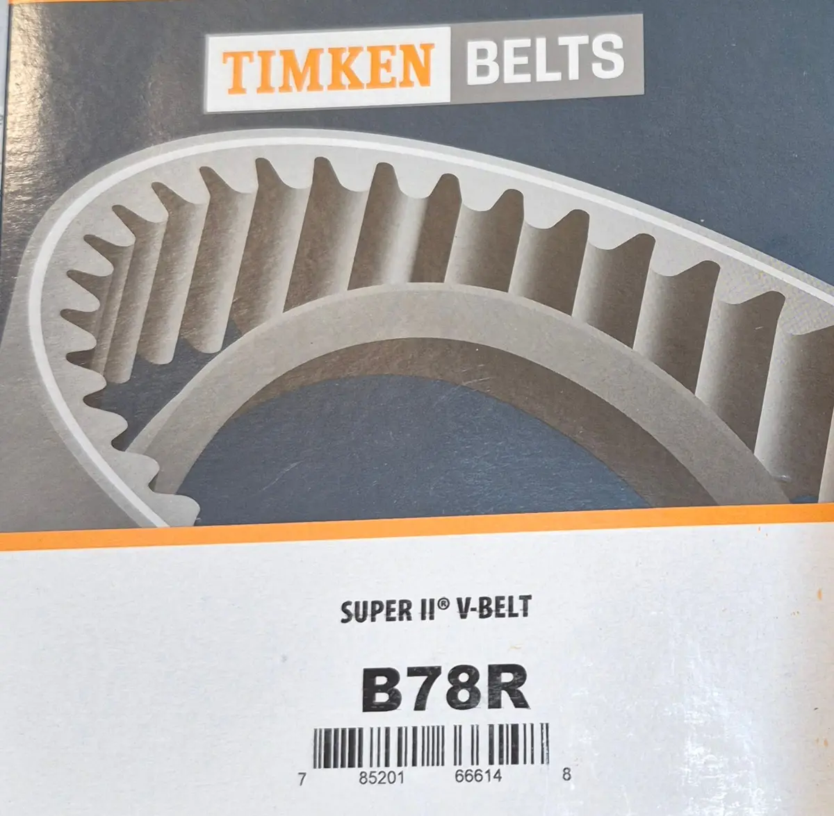 Timken Belt Super Ii V Belt B78 B78r Belt 1