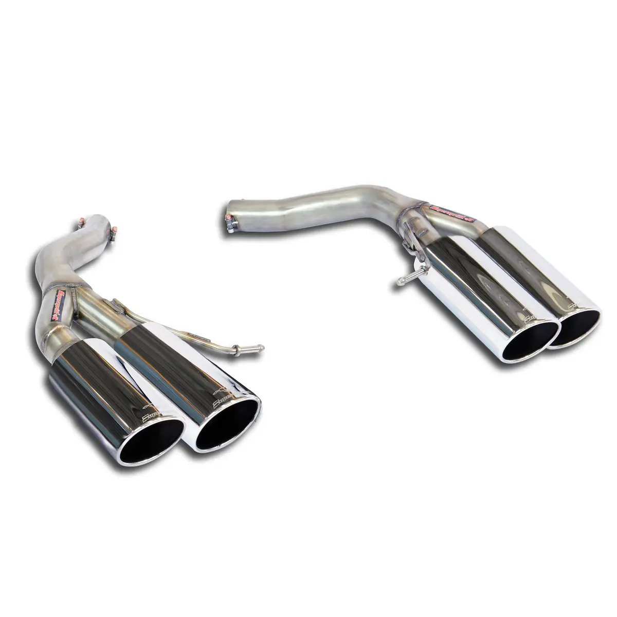 Supersprint Bmw F07 Gt Rear Pipes Right Oo90 - Left Oo90(Muffler Delete) 1