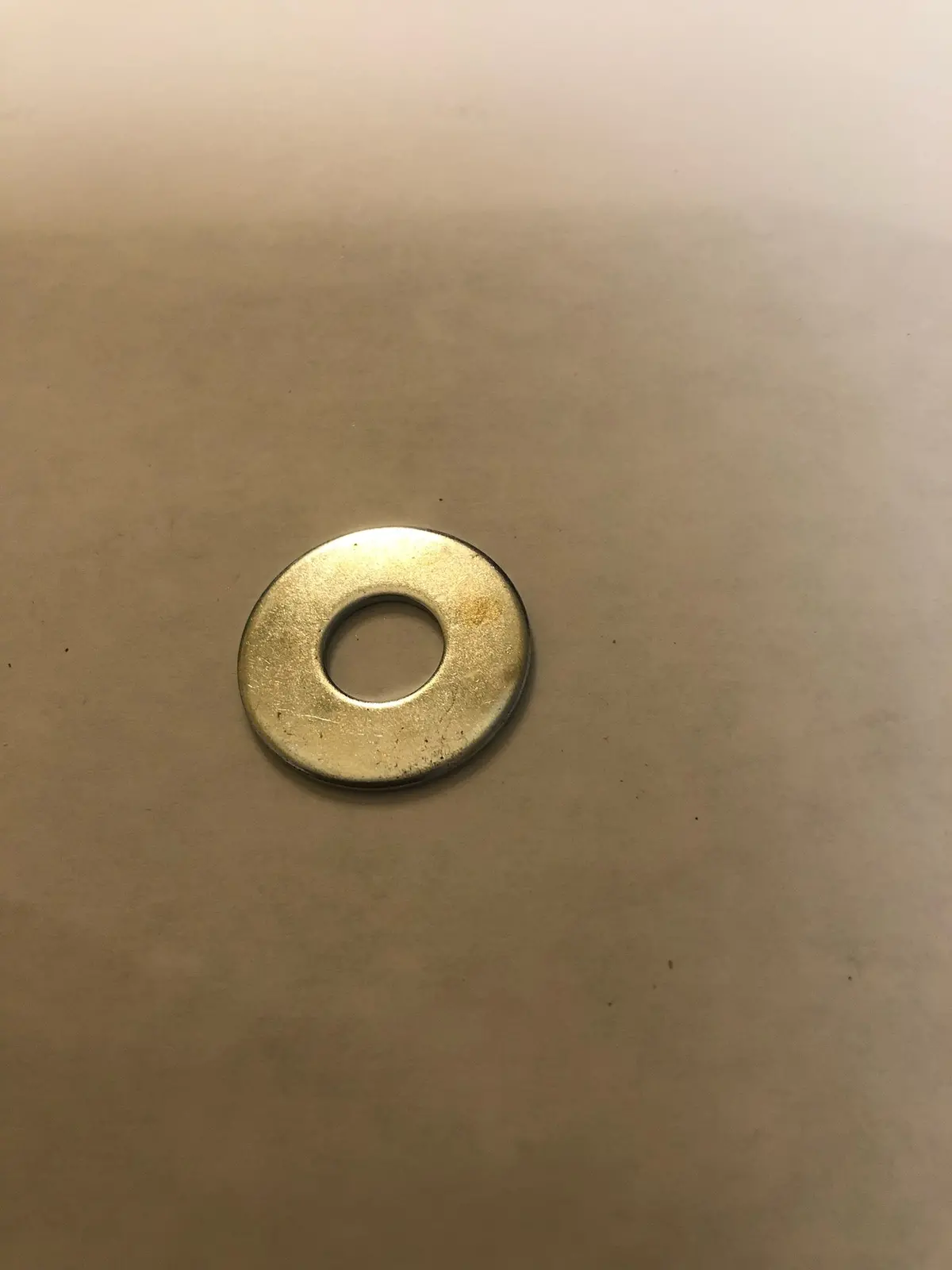 W-166 Washer-7/16 Flat; Clear Zinc Dixie Chopper 1