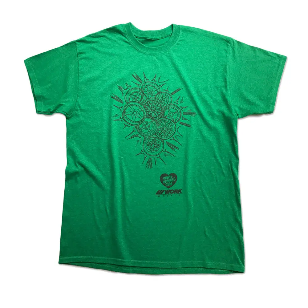 Ww // Work Wheels (T-Shirt) V2 Green 1