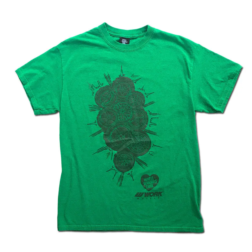 Ww // Work Wheels (T-Shirt) Green 1
