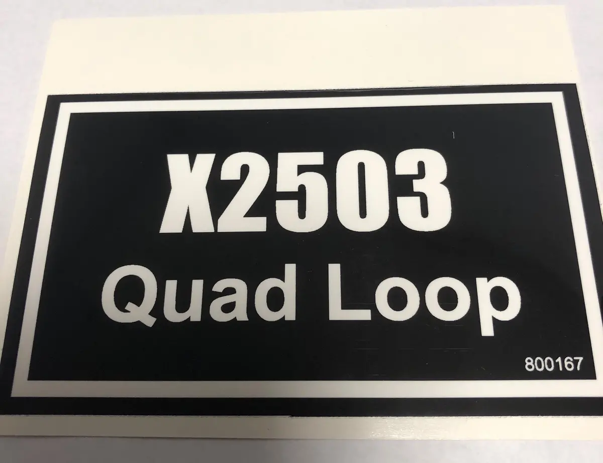 800167 Decal X2500 Quad Loop Dixie Chopper Wh3 1