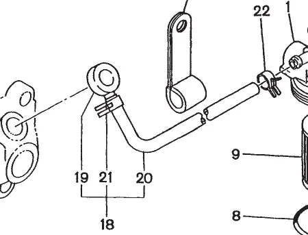 X85-10610-17  Rubber Pipe 6.35 X 12.7  Ref 20 Robin Subaru 1